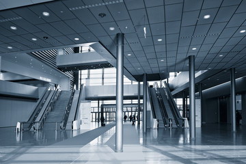 Foyer einer Messehalle