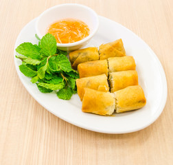Fried spring rolls