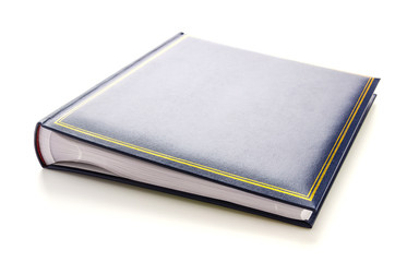 Old vintage book isolated on white background