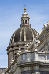 Fototapeta na wymiar Cathedral of Santa Agata in Catania