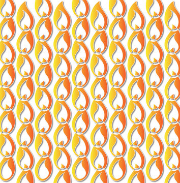 the flames pattern