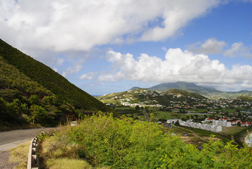 St Kitts south coast Caribbean