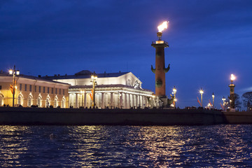 Fototapeta na wymiar Saint Petersburg night view, Russia