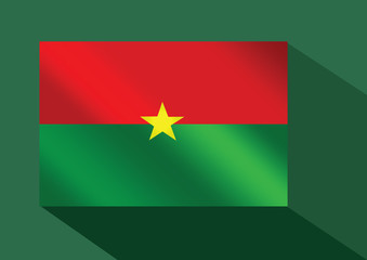 Burkina Faso flag themes idea design