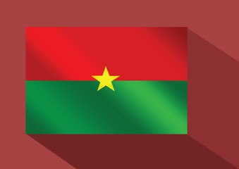 Burkina Faso flag themes idea design
