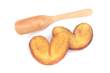 A few heart shaped toasted breads