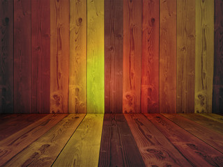 Vintage old colorful wood background