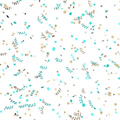 Colored paper in flight