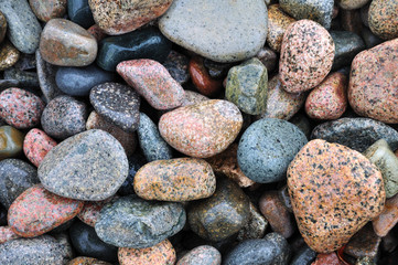 Galets après la pluie
