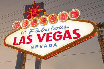 Welcome to Las Vegas neon sign