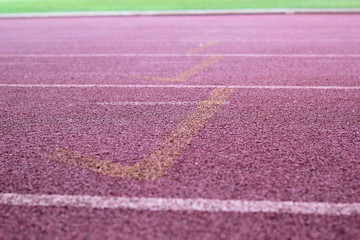 Running track - for  the athletes
