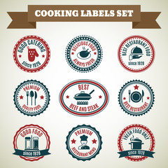 Cooking chef labels