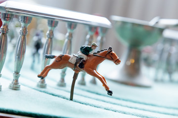 Miniature game of horse race
