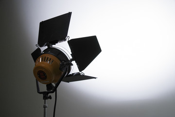 Floodlight at a film studio