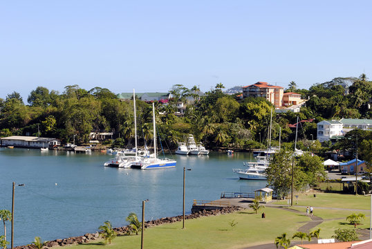 Castries Harbour St Lucia