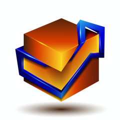 3d symbol creative design