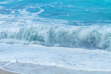 Obraz premium wild beach of the island of Lefkada