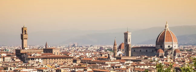 Foto op Canvas Uitzicht op de Duomo van Florence © Paolo Gallo