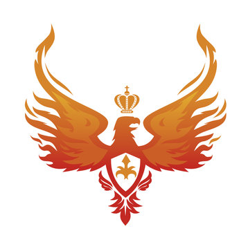 Imperial Phoenix vector image