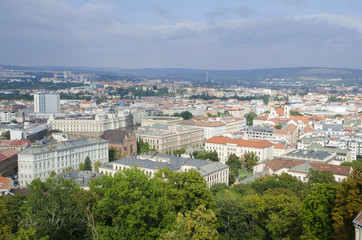 Fototapeta na wymiar Historic center of Brno, Czech republic