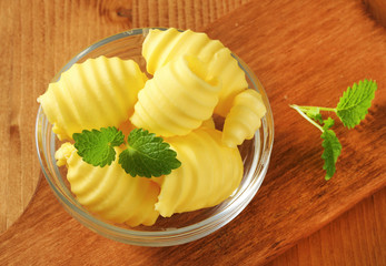 Bowl of butter curls