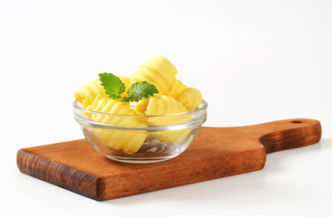 Bowl of butter curls