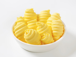 Bowl of butter curls