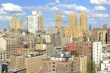 Fototapeta na wymiar Upper West Side Apartment Buildings in Manhattan, New York