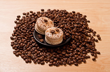 coffee and macaroons