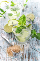 fresh mojito drink