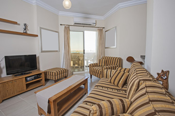 Interior of living room in an apartment