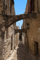 Medieval street of knight.