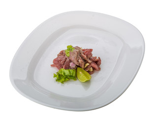Beef carpaccio