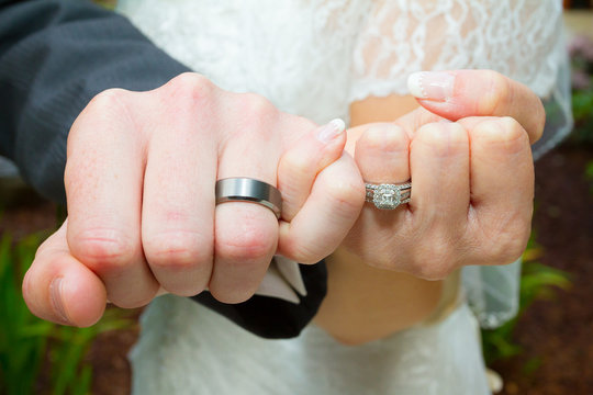 Pinky Swear Wedding Ring Hands