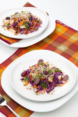 Cabbage, Carrot, And Apple Salad