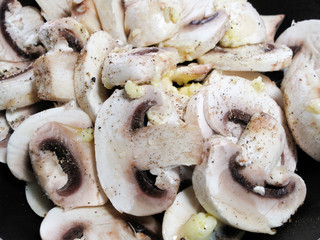 Cooked mushrooms