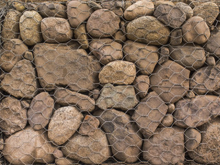 Textura de gabión. 