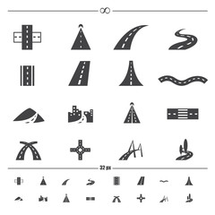 road icons.vector eps10 © Jehsomwang