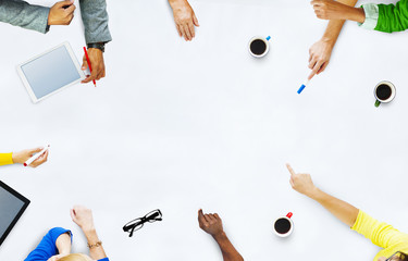 Group of Business People Planning for a New Project