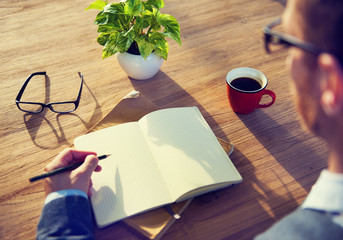 Coffee Break at a Cafe for Inspiration