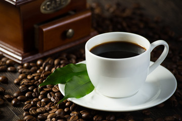 cup of black coffee