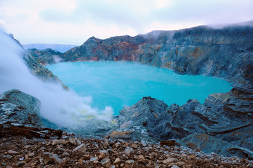 Cratère du volcan Ijen, Indonésie