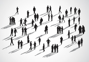 Vector of  Business People in Different Actions