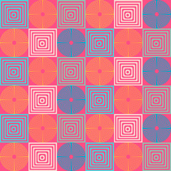 seamless retro geometric pattern