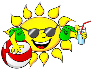 Sonne macht Sommerurlaub