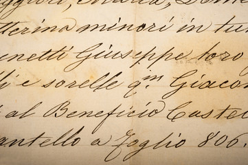 Old manuscript