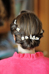 Beauty wedding hairstyle