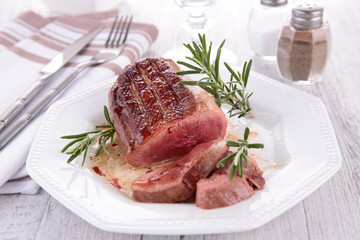 grilled duck