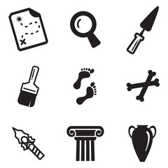 Obraz premium Archeology Icons