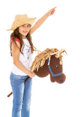 little girl with a horse © lotosfoto